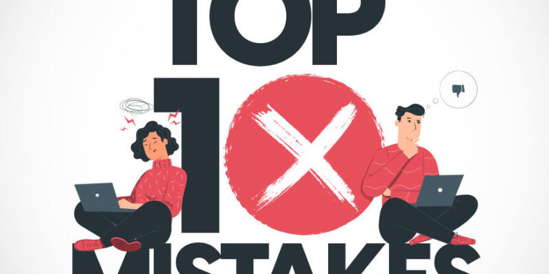 top 10 website mistake